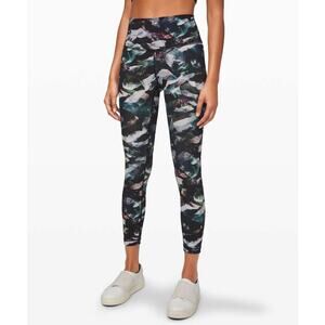 Lululemon Wunder Under High Rise Tight Glacier Camo Starlight Multi Leggings